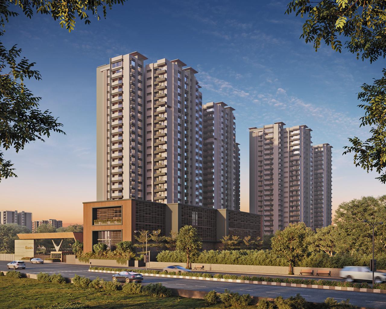 The O.G. Residences — Arrival and signature towers